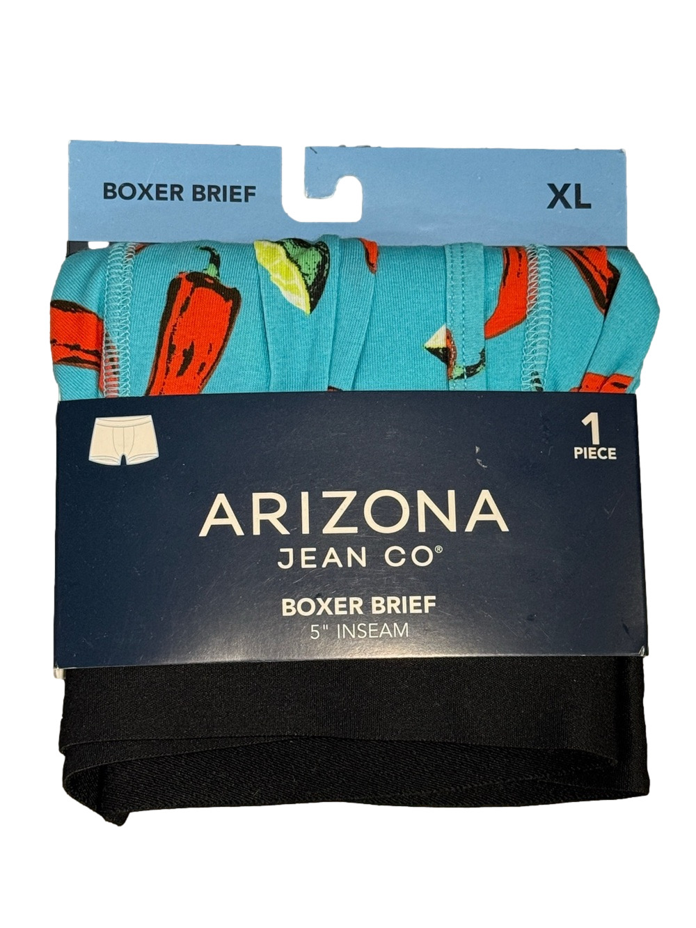 Mens Spicy Peppers & Limes Boxer Briefs - Size XL - Arizona Jean Co - NWT